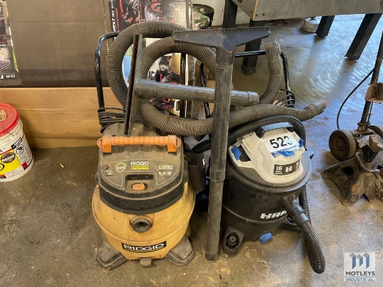 (2) Shop Vacuums