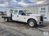2012 Ford F350 Super Duty Crew Cab Flatbed Pick Up Truck