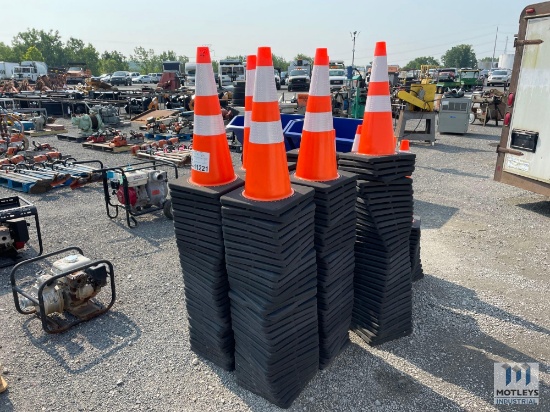 Unused 2022 Qty of 25 Safety Highway Cones (Qty. 25)