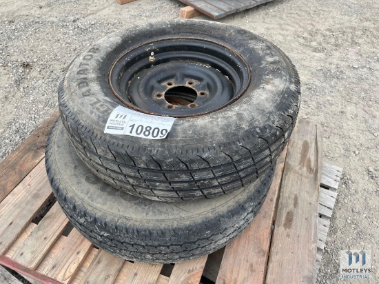 (2)Tire And Rims