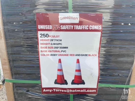 Steelman PVC Safety Traffic Cones (42)
