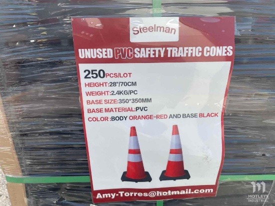 Steelman PVC Safety Traffic Cones (42)