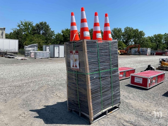 (41) PVC Safety Traffic Cones