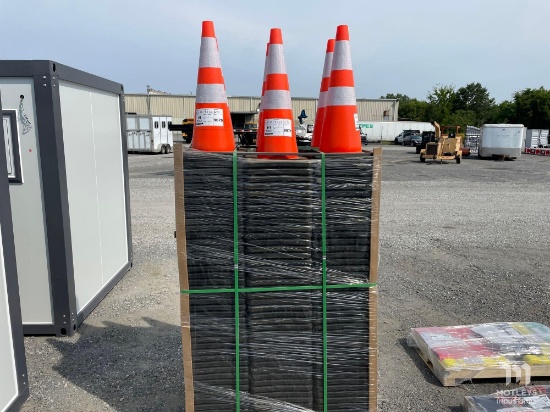 (Qty 41) PVC Safety Traffic Cones