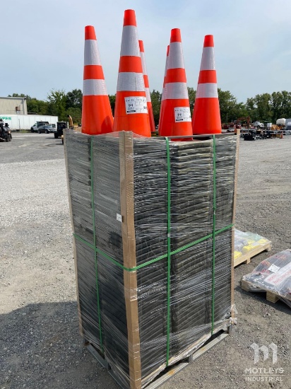 (Qty 41) PVC Safety Traffic Cones