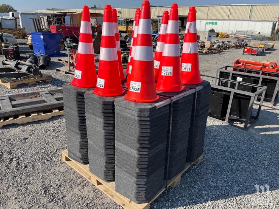 AGT Safety Traffic Cones, Qty 27