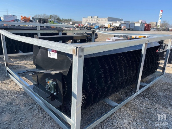 2023 Wolverine PAB-11-72W Skid Steer HD Hydraulic Angle Broom | Heavy ...