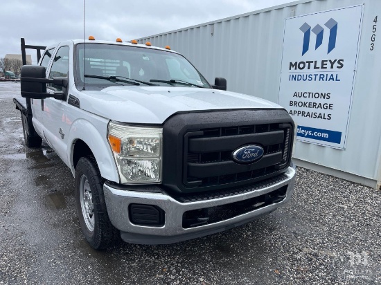 2012 Ford F350 Crew Cab Flatbed Truck