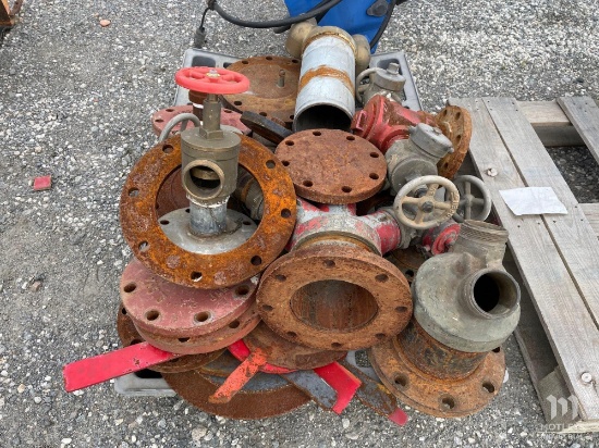 Lot of Valves and Flanges