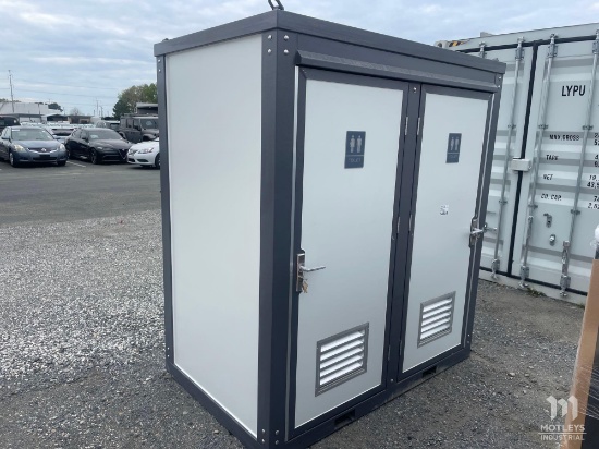 2024 Bastone 110V Portable Double Stall Toilets