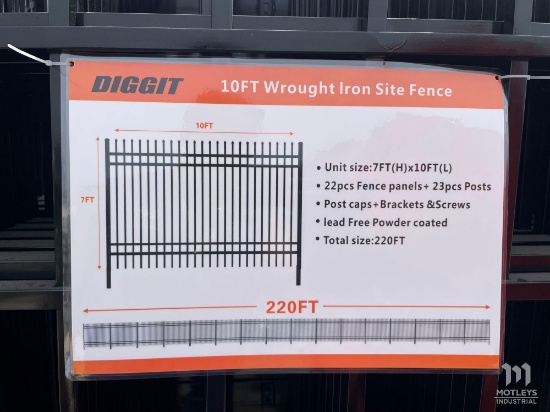 F10 Wrought Iron Fence