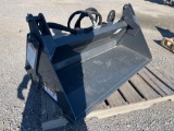 2024 Wolverine MCB-11-48W Mini Skid Steer Combination Bucket Attachment