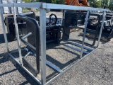 2024 Wolverine BSH-12-75D Skid Steer Bale Squeeze Hydraulic Adjustable Attachment