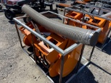 2024 LandHonor DCM-11-250G Skid Steer Double Discharge Concrete Mixer Attachment