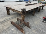 Steel Work Table With Cumberland Vise