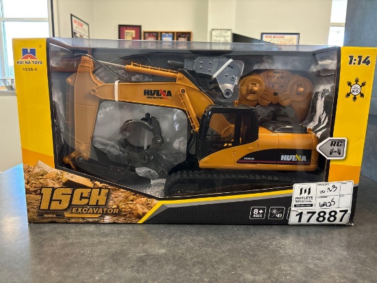 2024 Huina 1535-1 15-Channel RC Full Function Excavator Model Toy
