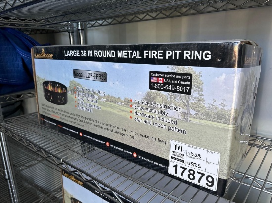 2024 Landhonor LHR-FPR36 36" Round Metal Fire Pit Ring