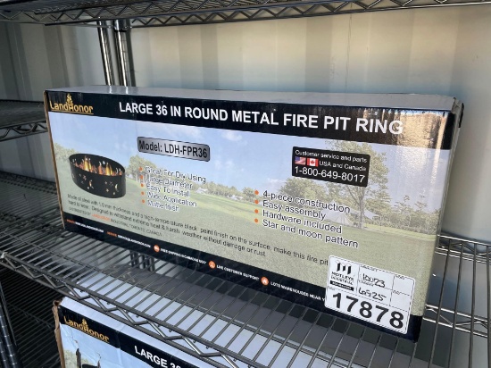 2024 Landhonor LHR-FPR36 36" Round Metal Fire Pit Ring