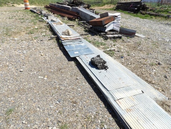 Various Lengths of 5 V Metal Sheeting