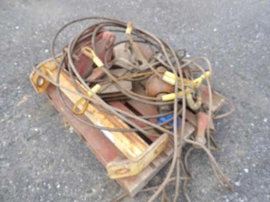 Cable Chokers, Crane Pulley, Headache Ball