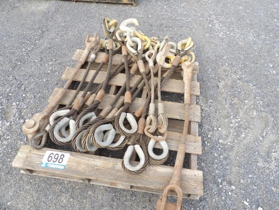 Pallet of Crosby Cable Hooks