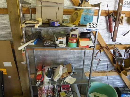 Shelf Unit with Contents