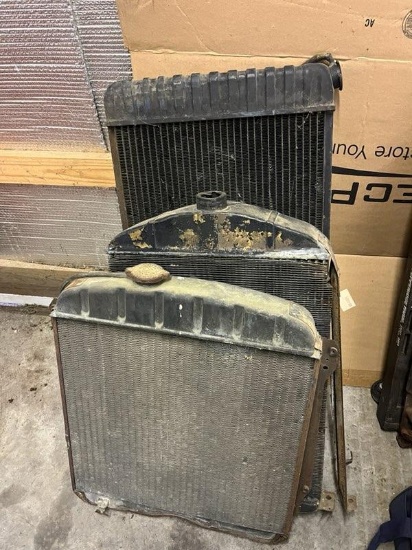 (3) Vintage Vehicle Radiators