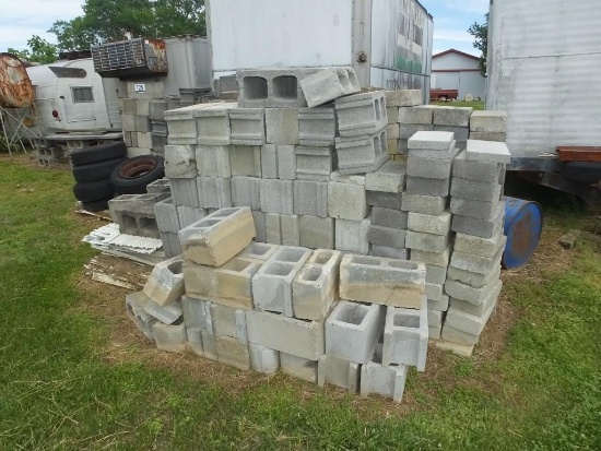 Cinder Blocks and Manufactured Home Tires/Wheels