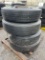(4) Bridgestone R268 Truck Tires