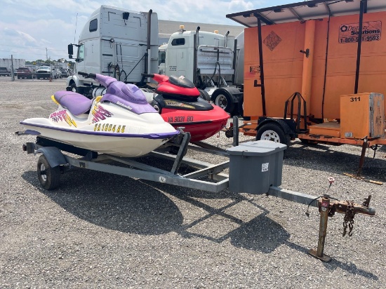 (2) Seadoo Jet Skis and Double Trailer