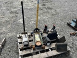 Hydraulic Floor Jacks and Wheel Chocks