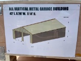 26 ft x 42 ft Double Garage Metal Barn Shed (BOX A + BOX B)