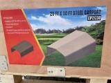 20 ft 30 ft Steel Carport