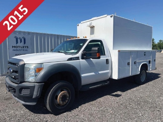 2015 Ford F550 XL 4x4 S/A Utility Body Truck