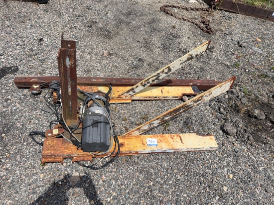 Industrial Electric Winch with Mounting Frame