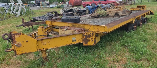 1985 Zimmerman Tri-Axle Equipment Trailer