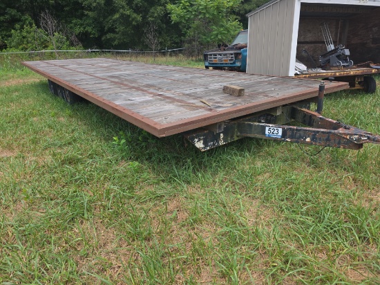 Approx. 10x30 Flatbed Triple Axle Trailer