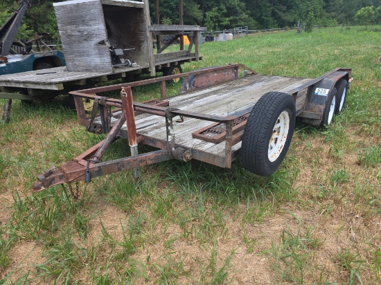 Utility T/A Flatbed Tag Trailer