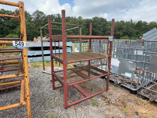 (3) Industrial Metal Storage Racks