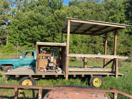 Hay Wagon w/shooting Platform
