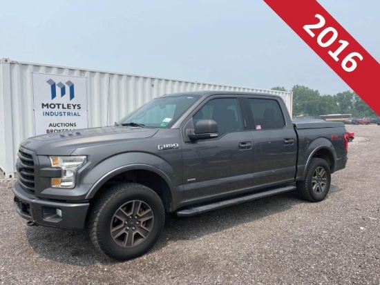2016 Ford F150 XLT 4x4 Crew Cab Pickup Truck