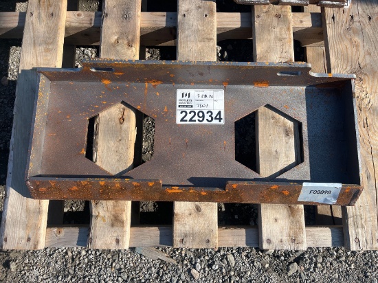 2026 Unused Future FT-S10 Mini Skid Steer Mounting Plate