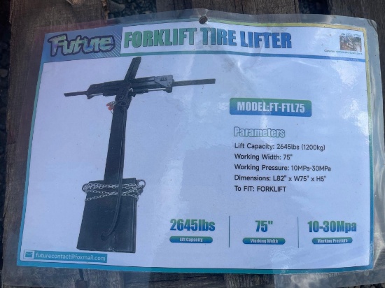 2026 Unused Future FT-FTL75 Forklift Tire Lifter