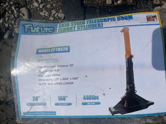 2026 Unused Future FT-TBL47 Skid Steer Telescopic Boom