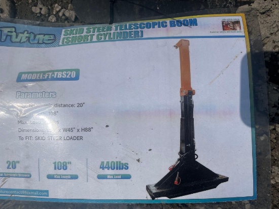 2026 Unused Future FT-TBS20 Skid Steer Telescopic Boom