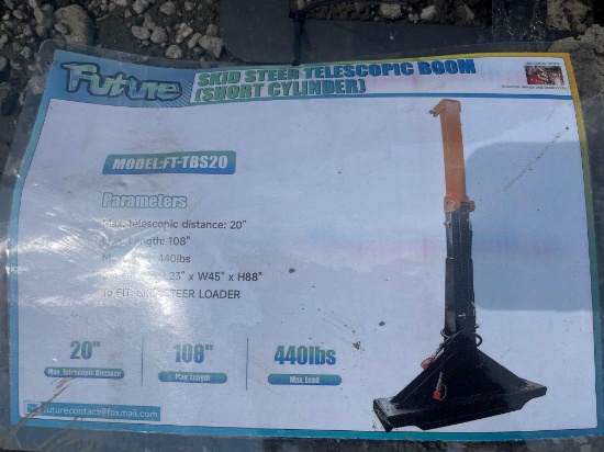 2026 Unused Future FT-TBS20 Skid Steer Telescopic Boom