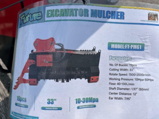 2026 Unused Future FT-PM61 Excavator Mulcher