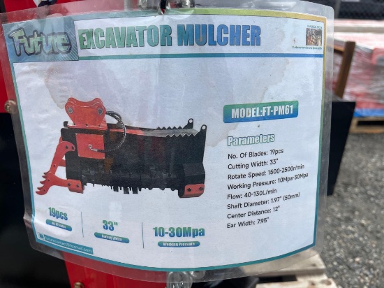 2026 Unused Future FT-PM61 Excavator Mulcher