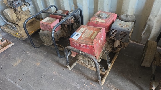 (2) Honda 2500 Generators