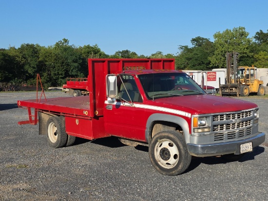 1997 Chevrolet 3500HD S/A Flatbed Truck